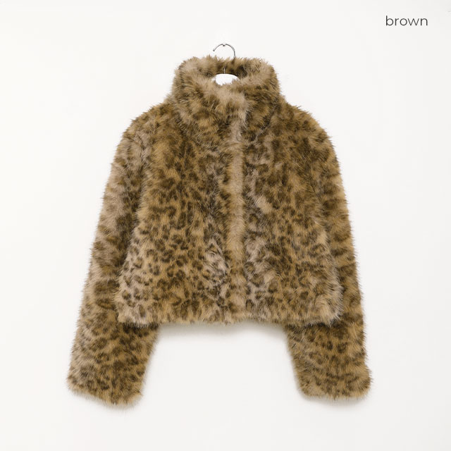 【値下げ】コーチ　レオパードプリント フェイクファー ジャケット 公式】COACH – コーチ | プリンテッド フェイク ファー ジャケット