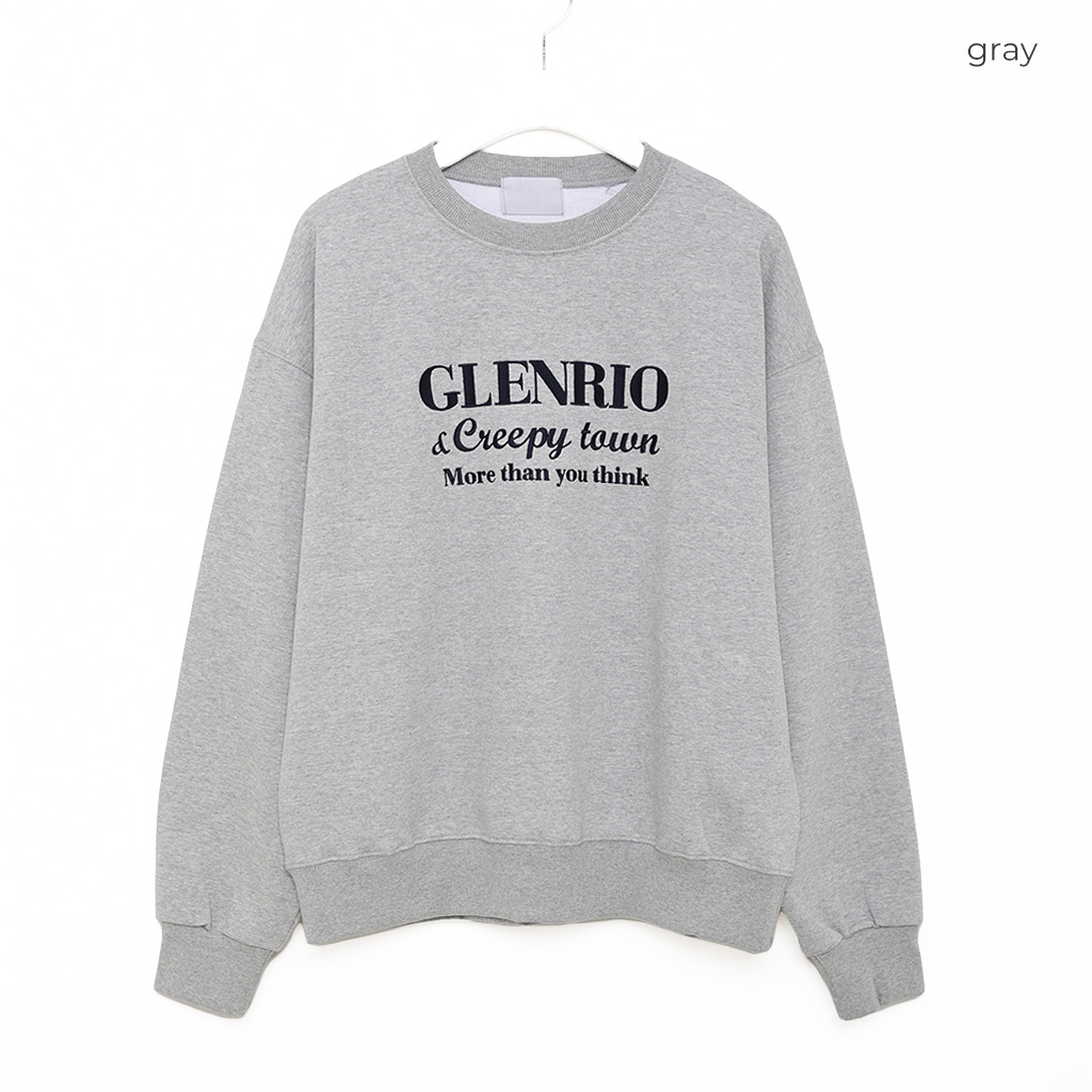 NUGU linenne crewVネックスウェット NUGU linenne crewVネックスウェット