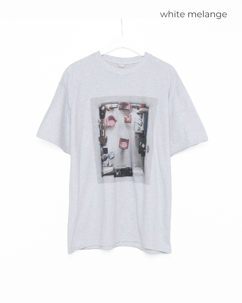 yuni ユニ コットン プリントTシャツ