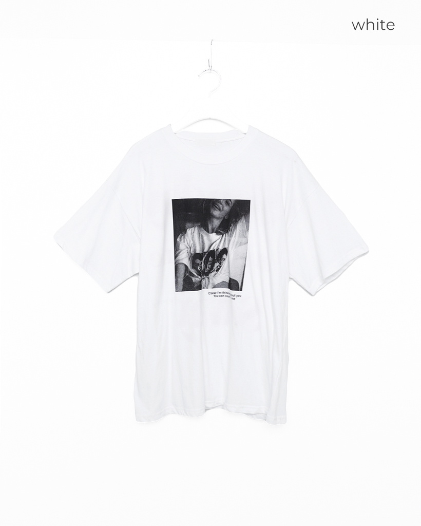 【DEUS】SCREEN TEE★ルーズフィット★アートワークプリント FFEIN(フェイン)】サークルアート線画プリントTシャツ / 男女