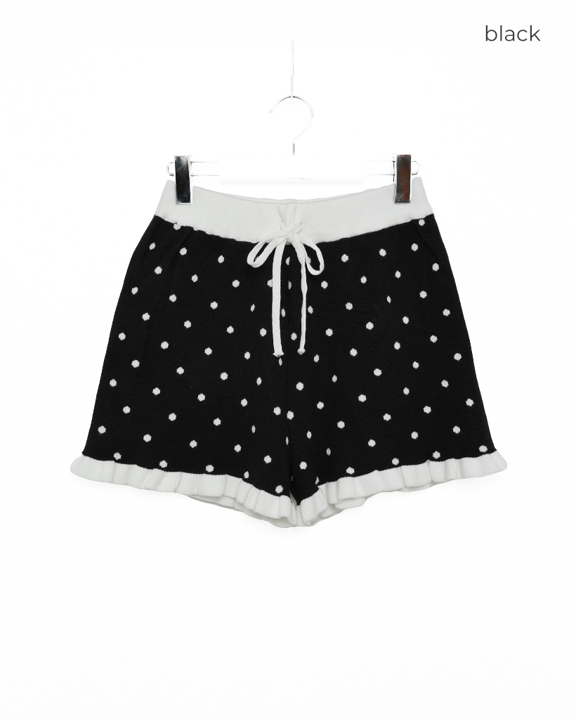 フリルドットニットパンツ | ファッション通販サイト NUGU