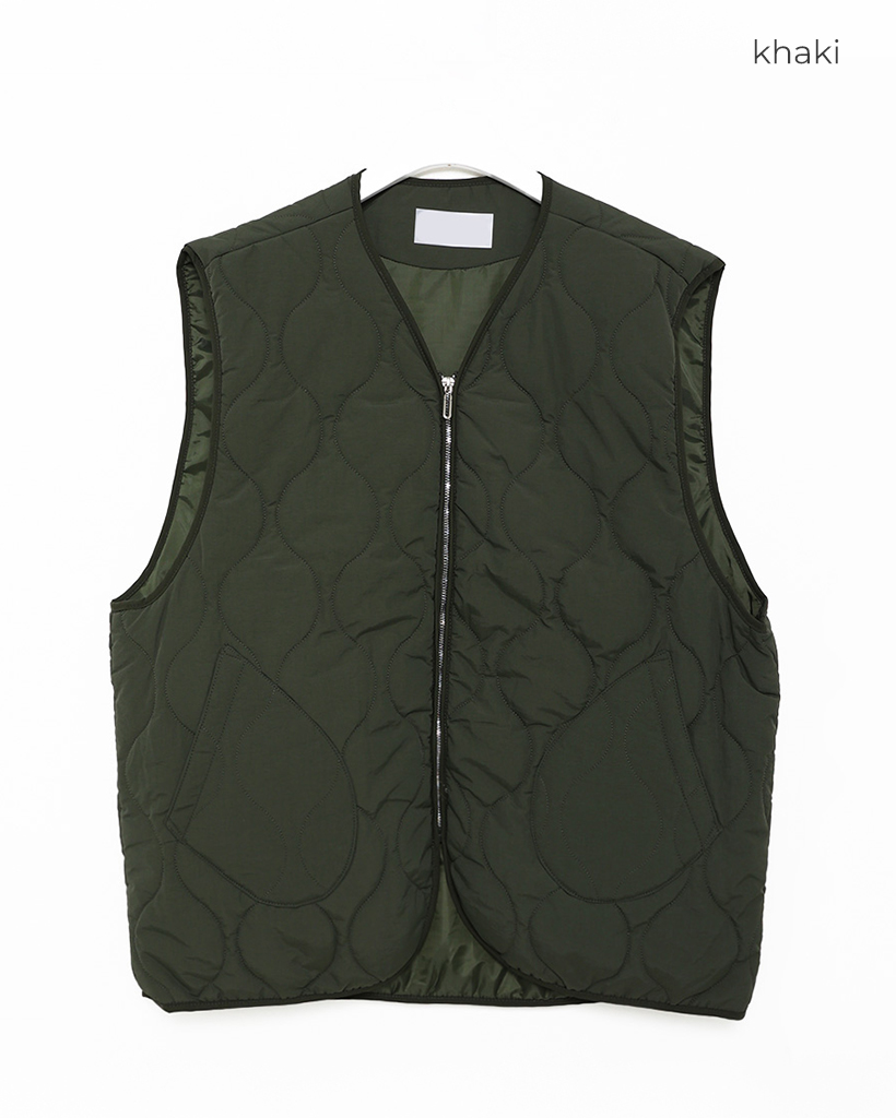 キルティングジップアップベスト | ファッション通販サイト NUGU