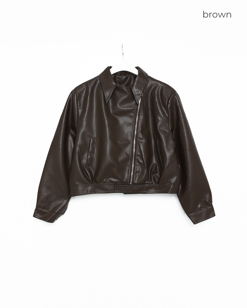 クロップレザー　ma-1 クロップレザーMA-1 | ファッション通販サイト NUGU