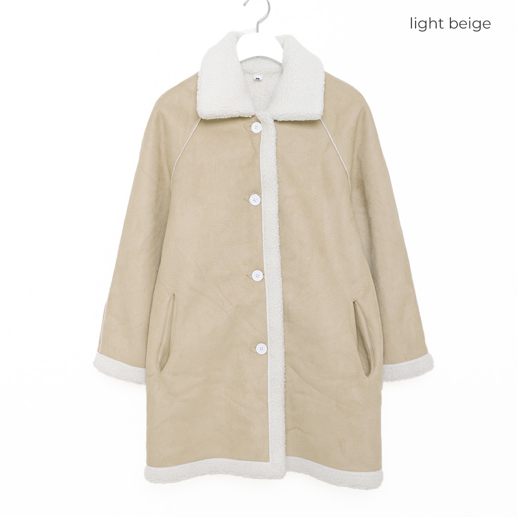 リバーシブルボアコート | ファッション通販サイト NUGU