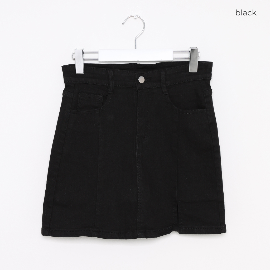 スリットデニムミニスカート | ファッション通販サイト NUGU