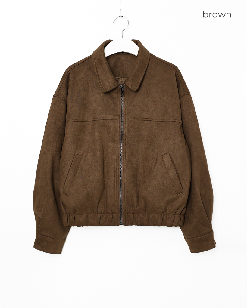 スエードブルゾンジャケット | ファッション通販サイト NUGU