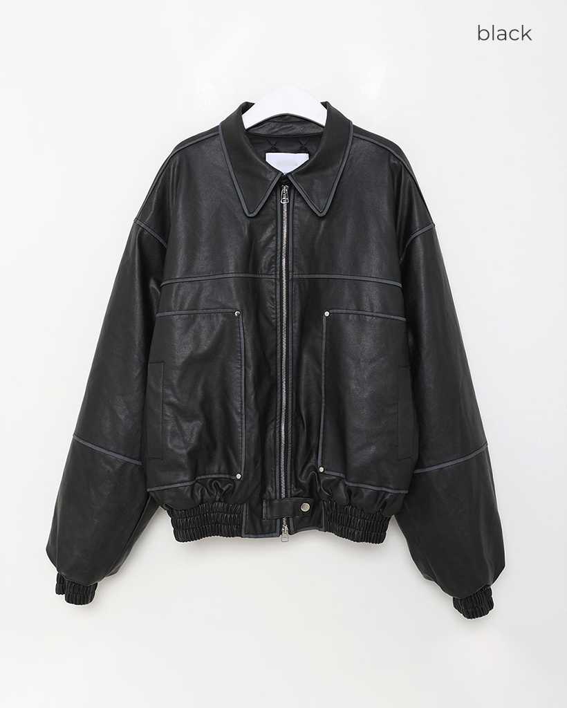 &her エコレザージャケット &her エコレザージャケット - メルカリ