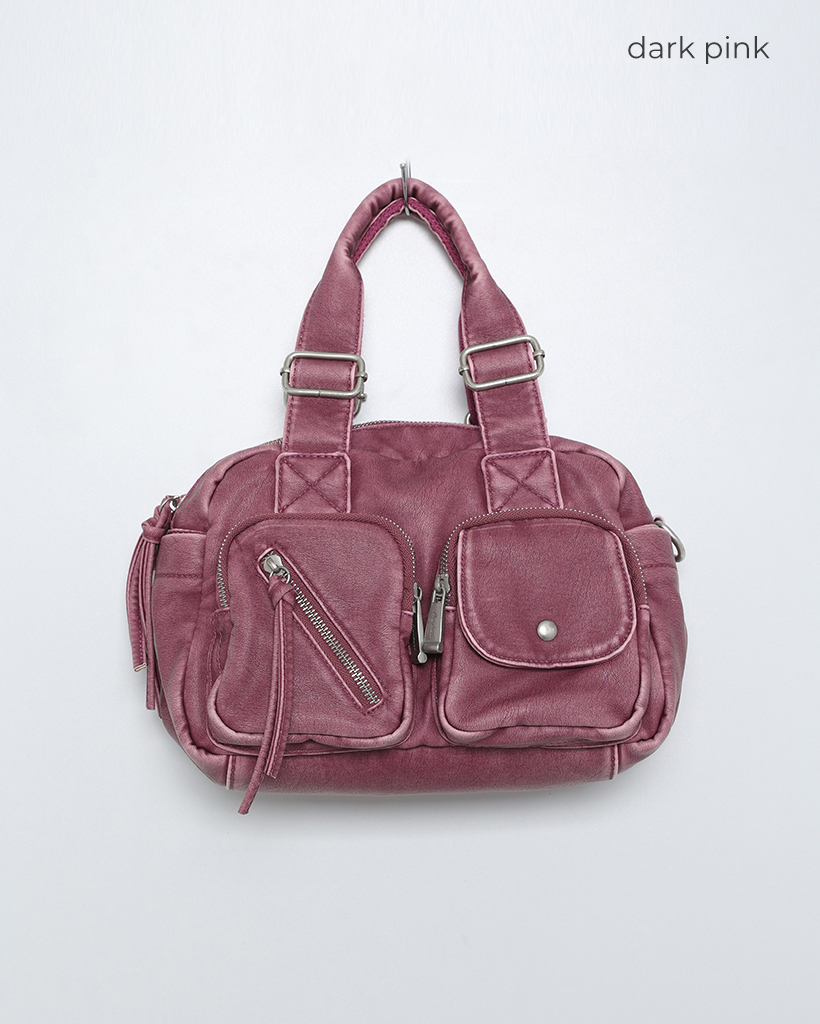 2WAYヴィンテージダブルポケットボストンバッグ | ファッション通販