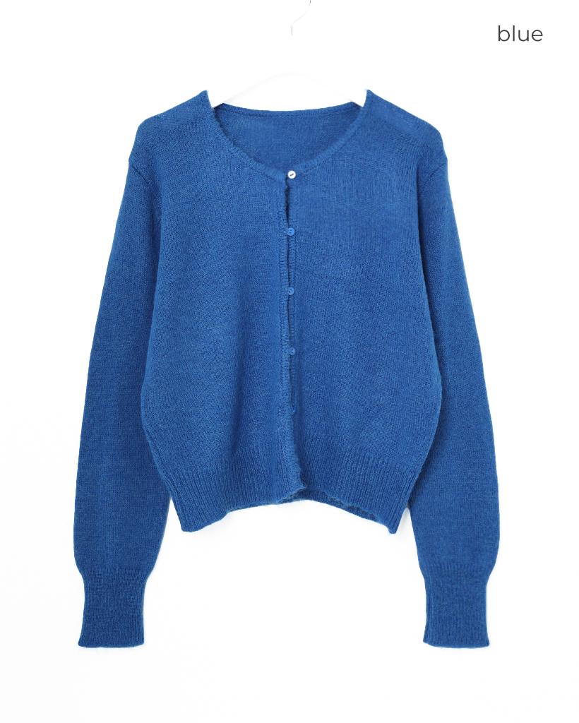 18Gカーディガン CHILD WOMAN - ネパールギルボックスケーブルショート