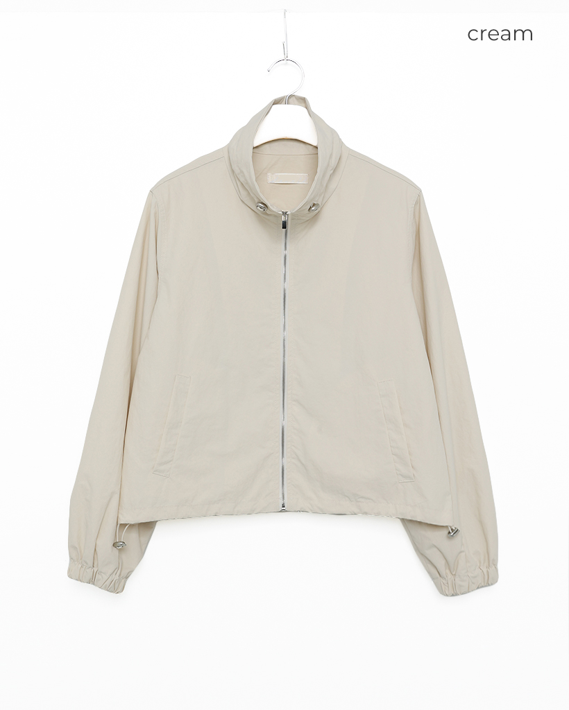 ドローストリングクロップドジャンパー | ファッション通販サイト NUGU