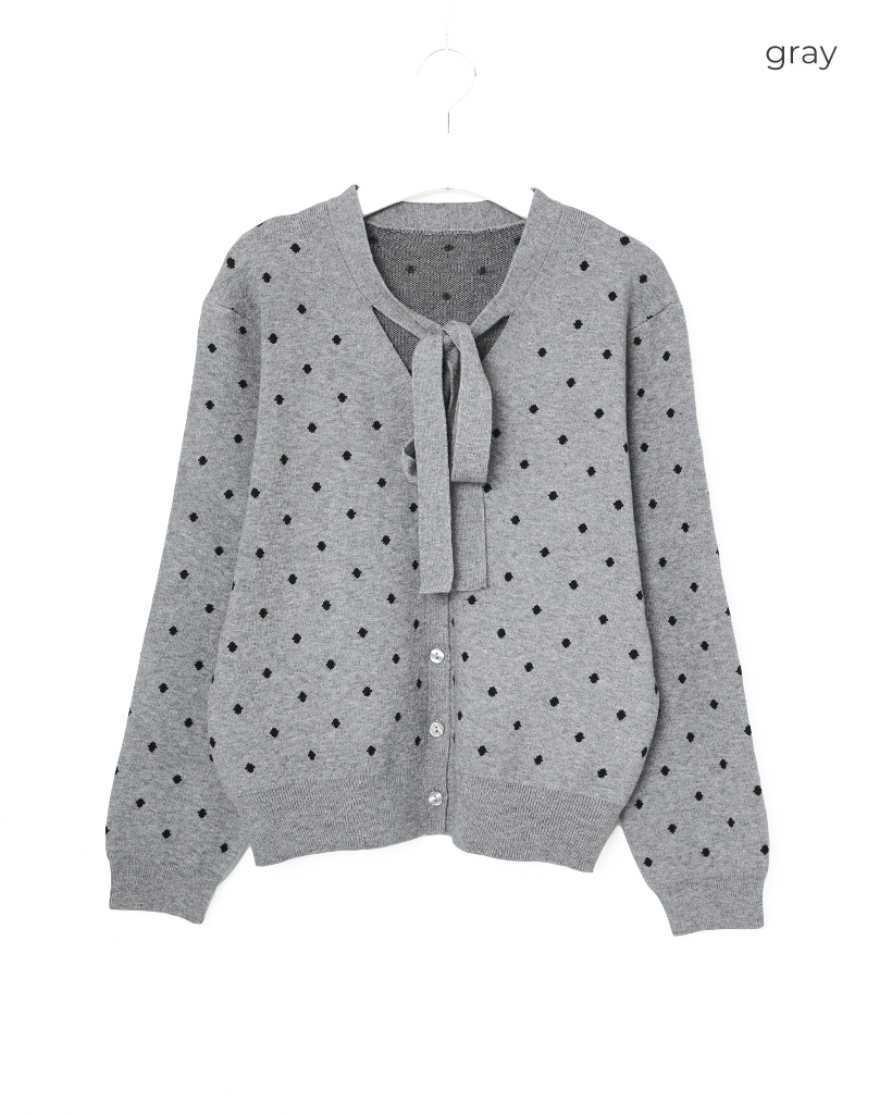ドットタイカーディガン | ファッション通販サイト NUGU