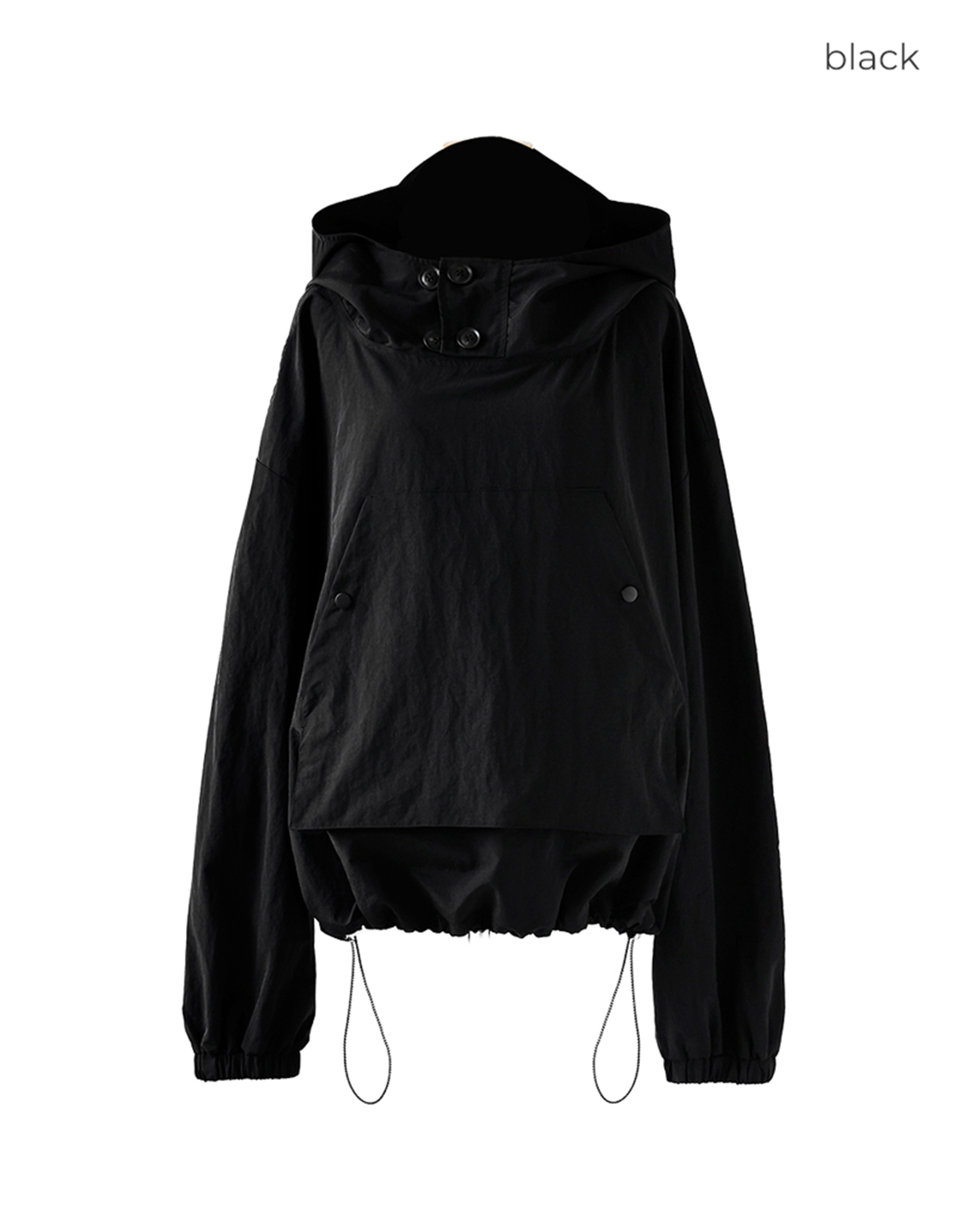 秋再入荷][2回再販](ORIGINAL) ワイドフードポケットアノラック