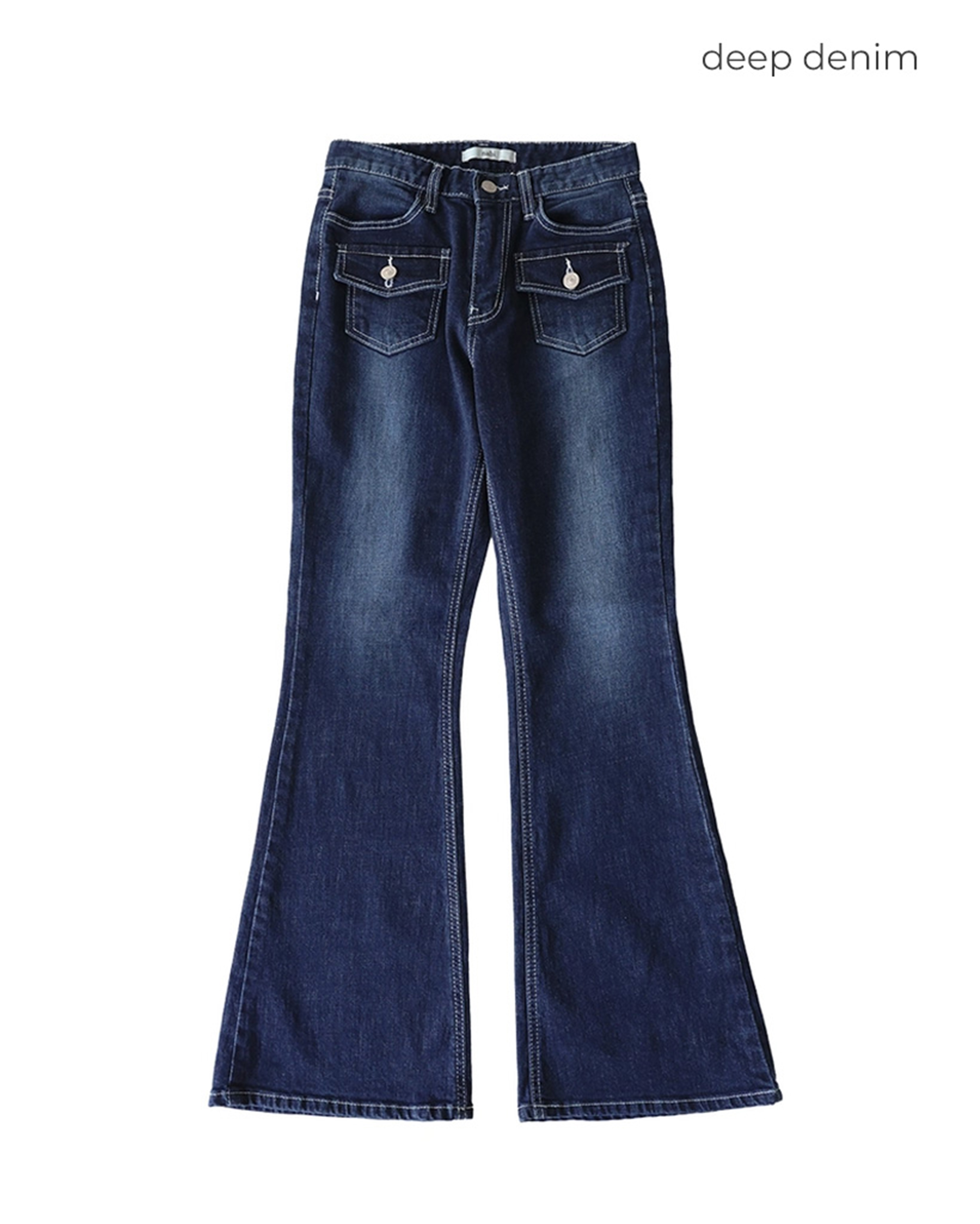 nugu nabi フロントポケットブーツカットデニムパンツ 秋再入荷][14回再販](ORIGINAL) フロントポケットブーツカット