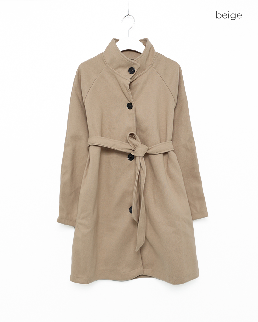 ベルトセットハイネックハーフコート | ファッション通販サイト NUGU