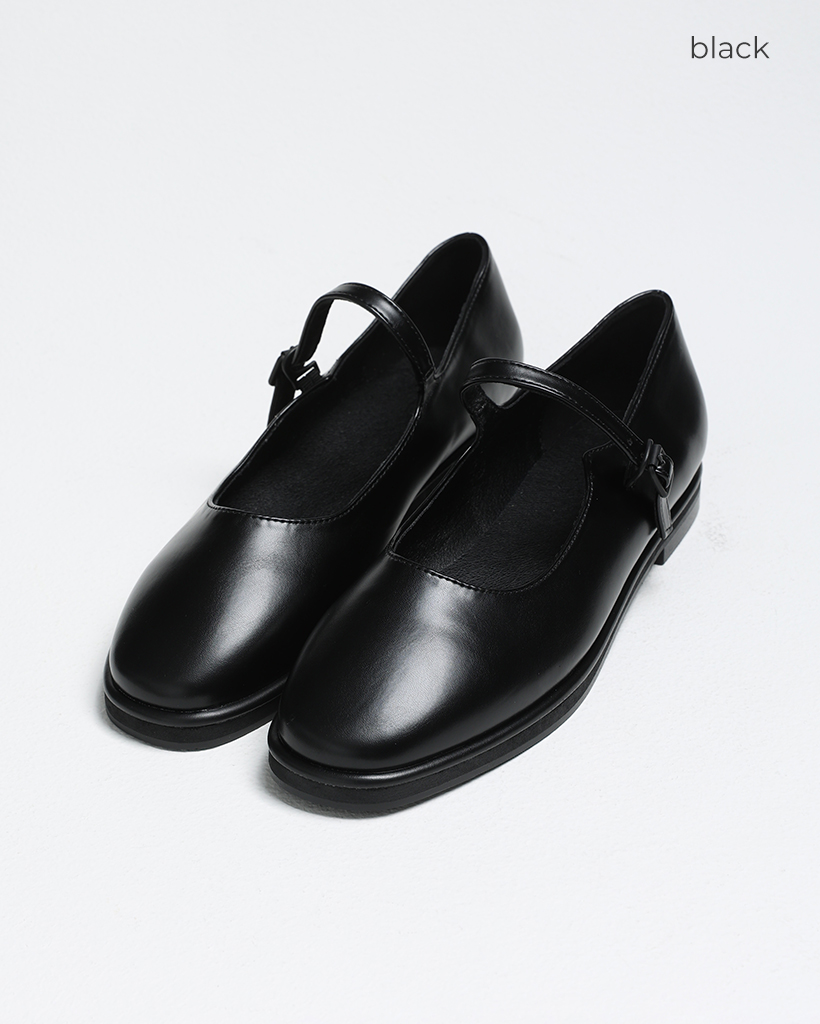 ラウンドトゥメリージェーンフラットシューズ | ファッション通販