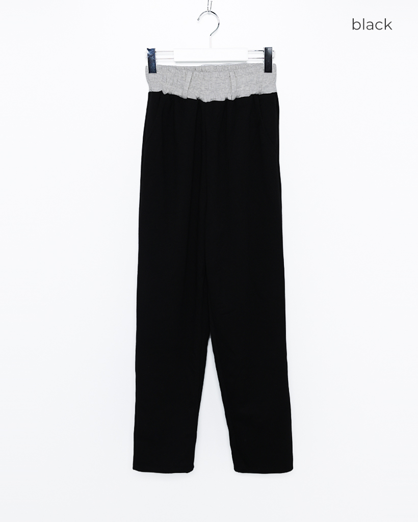 babythestarshinesbrightパンツ 黒 バイカラーワイドスウェットパンツ | ファッション通販サイト NUGU