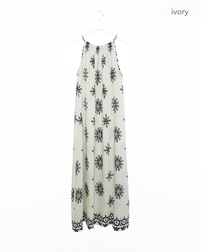 SOU・SOU モノクロパターン ロングワンピース SOU・SOU モノクロパターン ロングワンピース SOU・SOU モノクロ