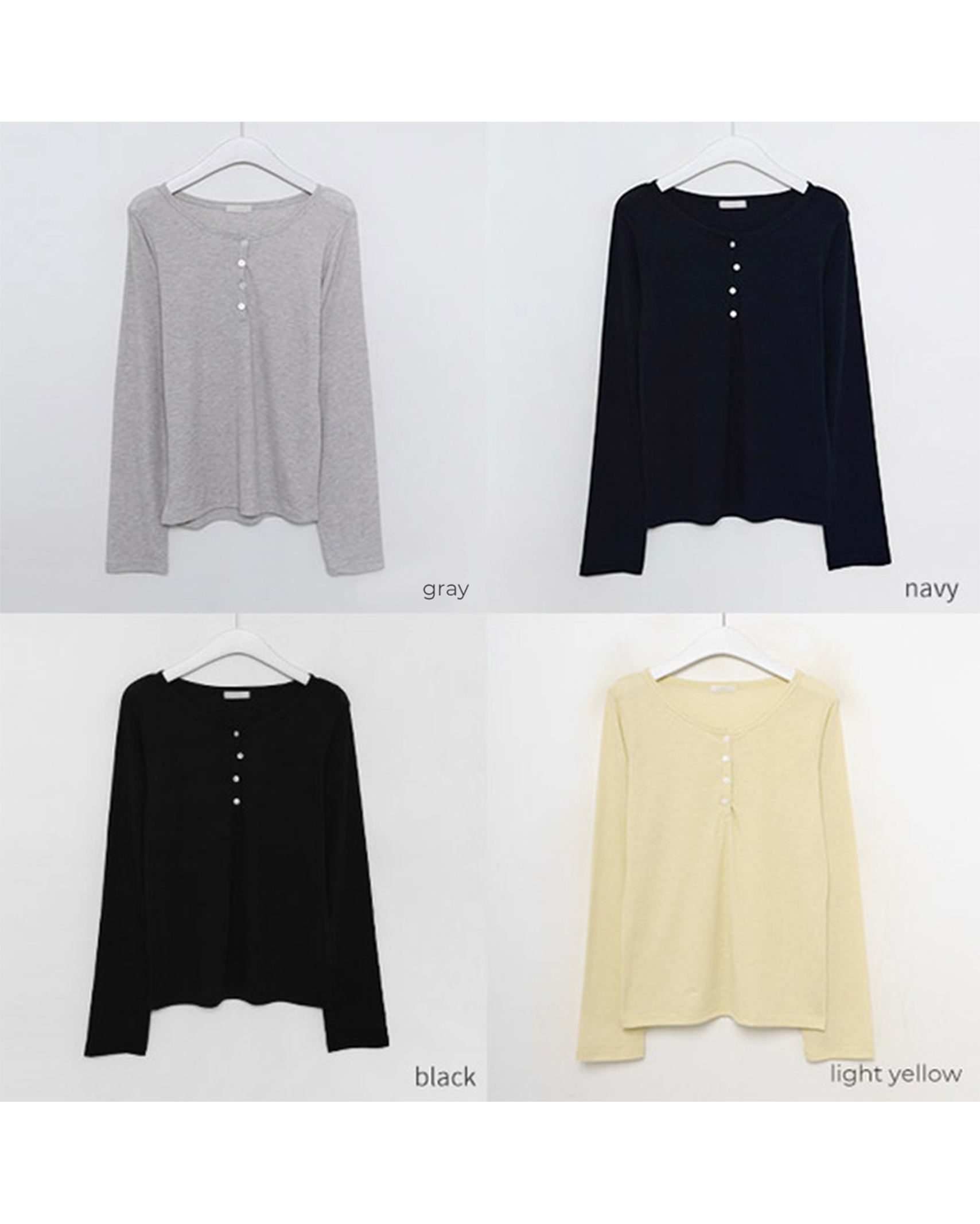 ヘンリーネックカットソー | ファッション通販サイト NUGU