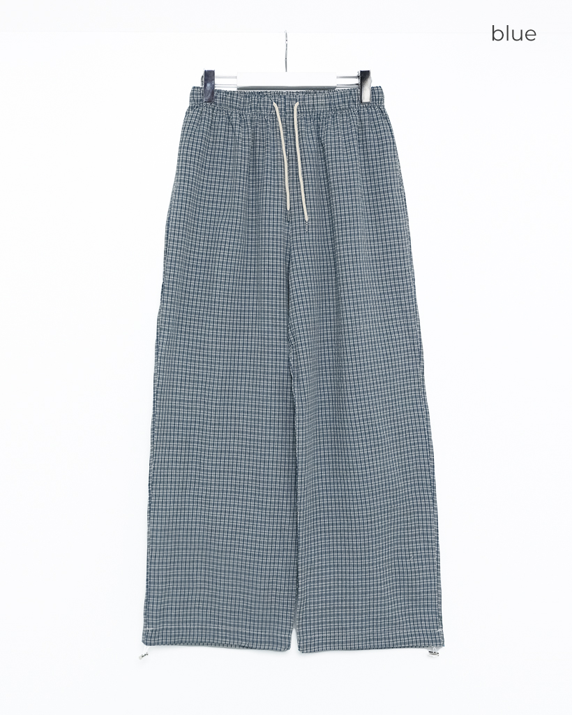チェックストリングスウェットパンツ | ファッション通販サイト NUGU