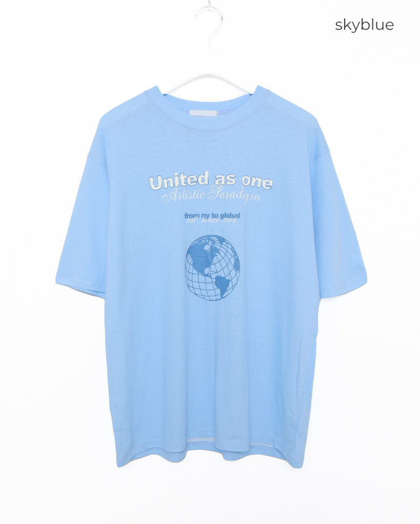 【New Era】アースデイ ユニセックス Tシャツ ユニセックス】SEQ9 “3 rue du jour”ロゴTシャツ