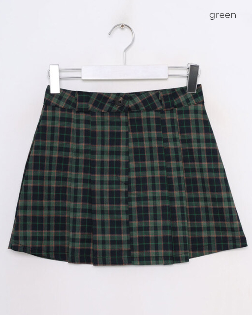 チェックプリーツミニスカート | ファッション通販サイト NUGU