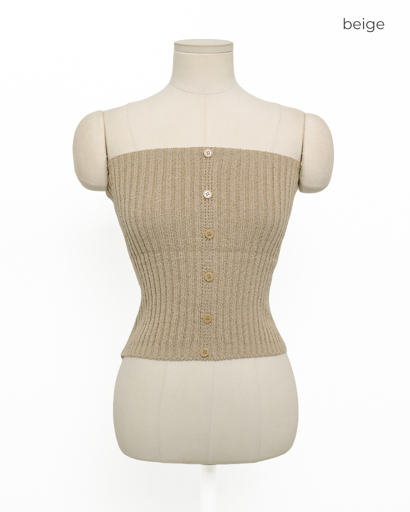 Re-Nutriv コレクション リブボタンチューブトップ | ファッション通販サイト NUGU