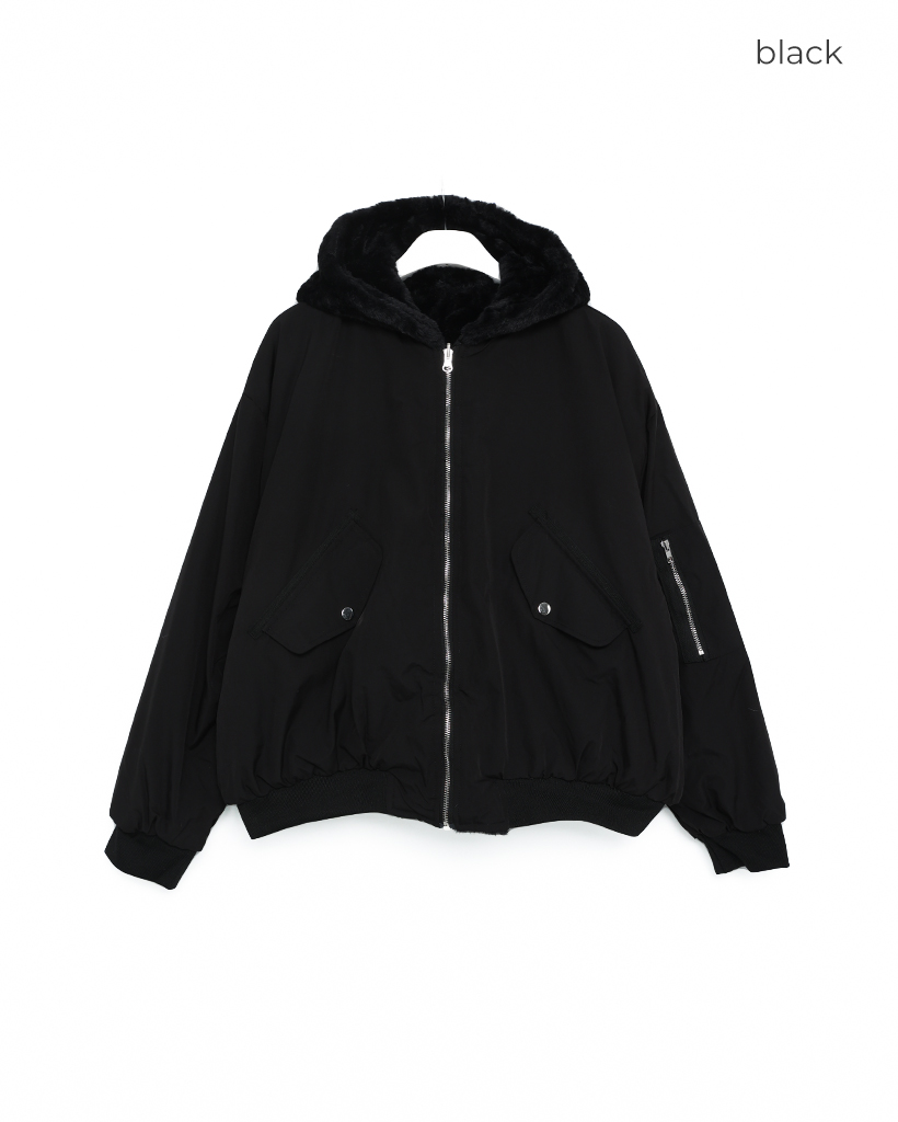 オーバーサイズファーブルゾン | ファッション通販サイト NUGU