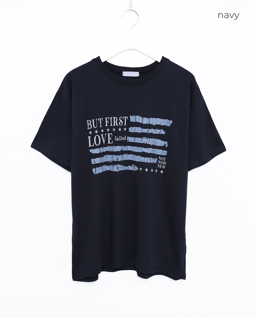 ユニセックス) グラフィックデザインプリントTシャツ