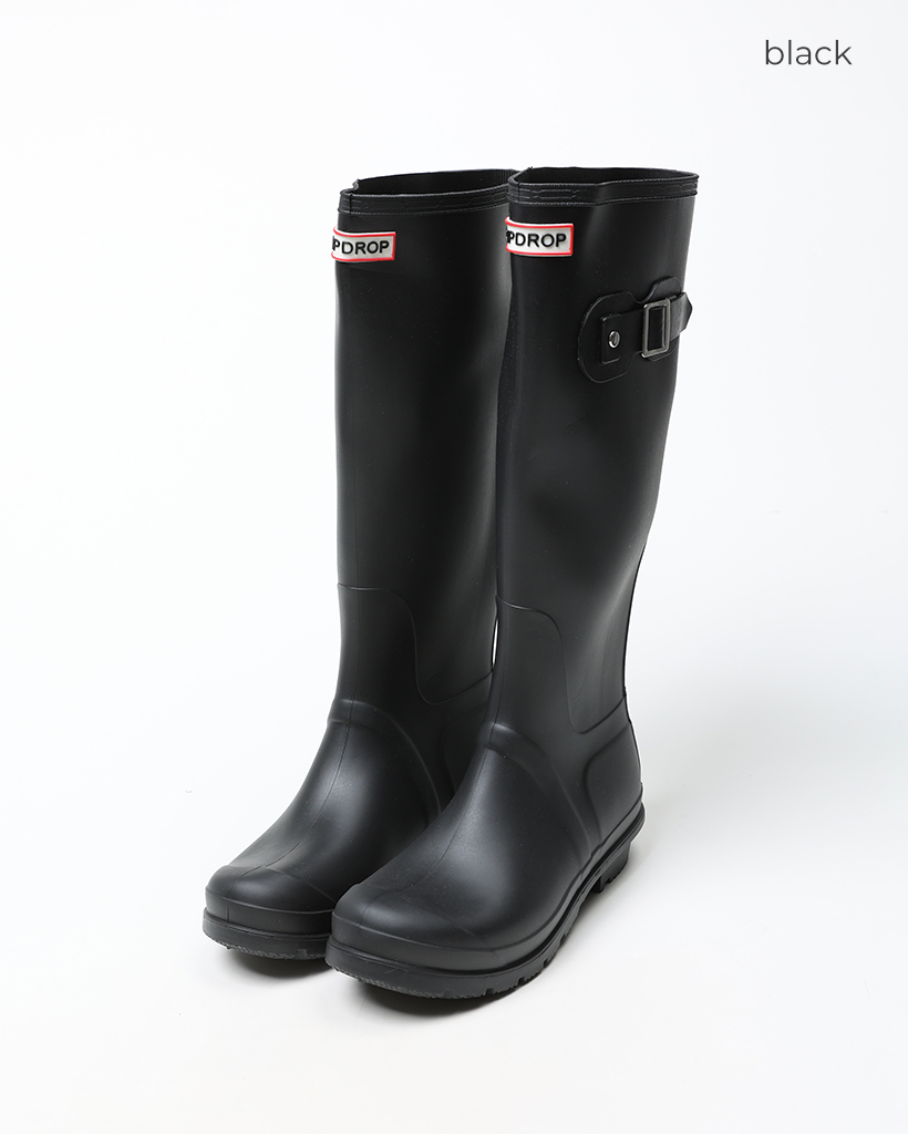 【専用】バックベルト付きレインブーツ UK5 【24cm相当】完全防水 黒 専用】バックベルト付きレインブーツ UK5 【24cm相当】完全防水 黒