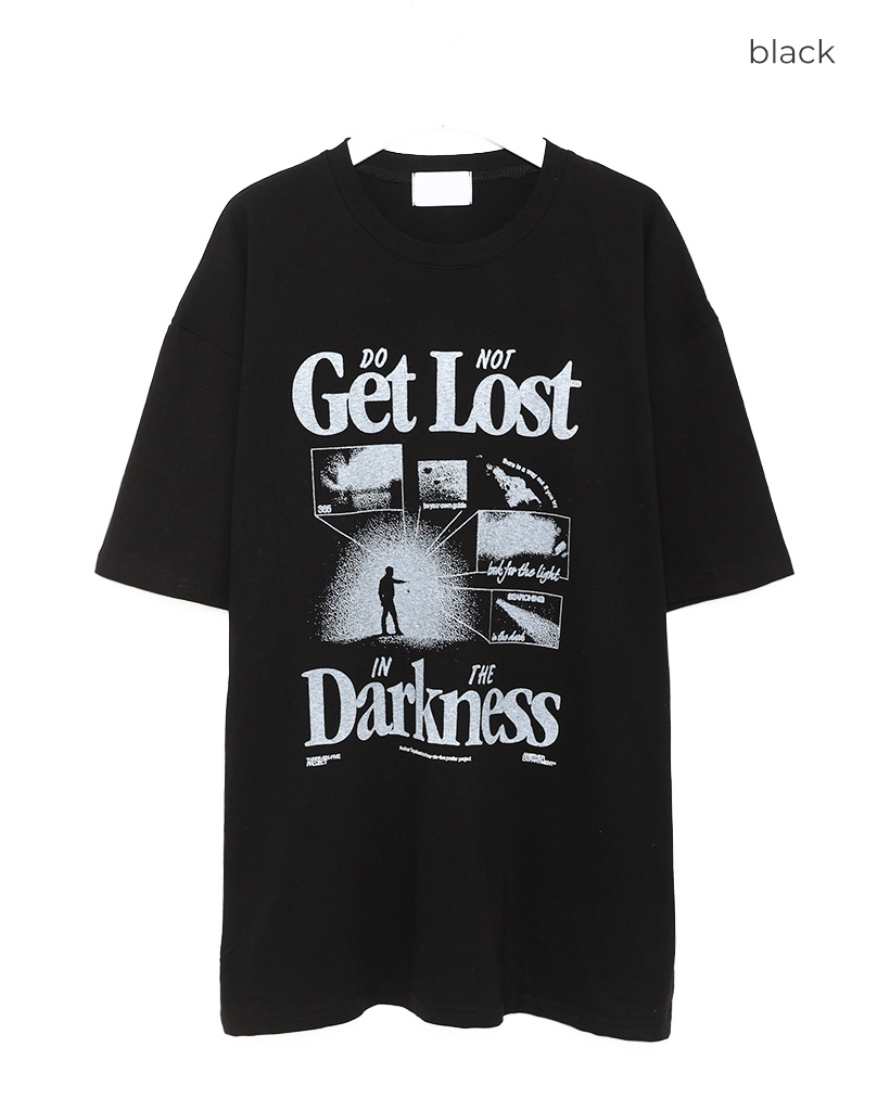 DEINET 関税込 グラフィックオーバーフィットTシャツ オーバーフィットダークネスTシャツ | ファッション通販サイト NUGU