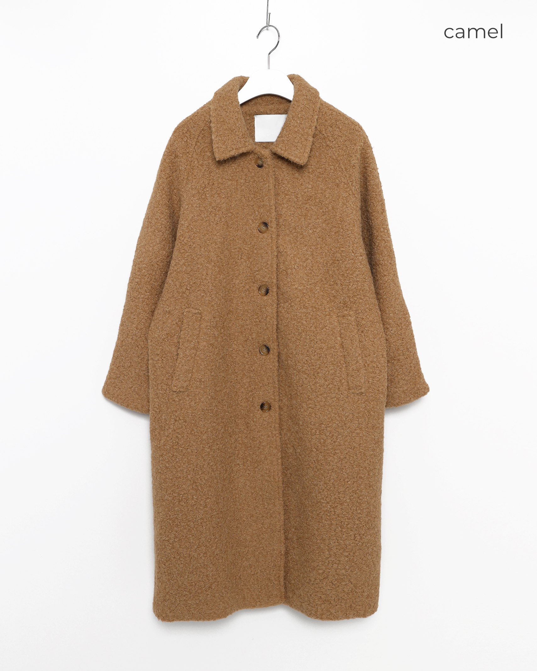 専用　Na.e PREMIUM ブークレロングコート Kastane（カスタネ）の「ブークレロングコート（チェスターコート