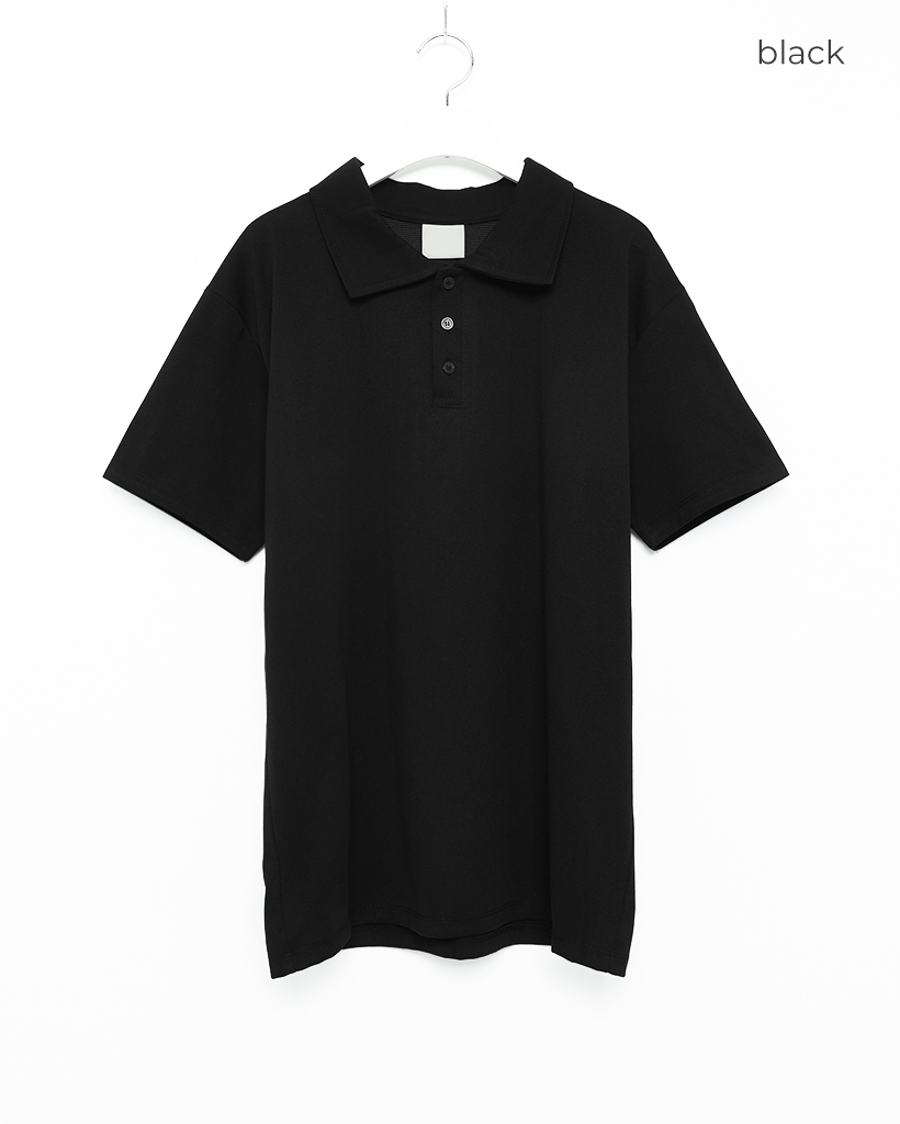 24SS blamink ポロシャツ　ネイビー　36 完売　drawer 24ssmens-dot-mesh-cool-