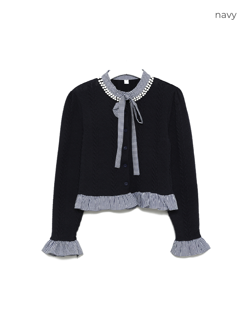 パール174レイヤード風TU（NV×PK)・ パール174レイヤード風TU（NV×PK