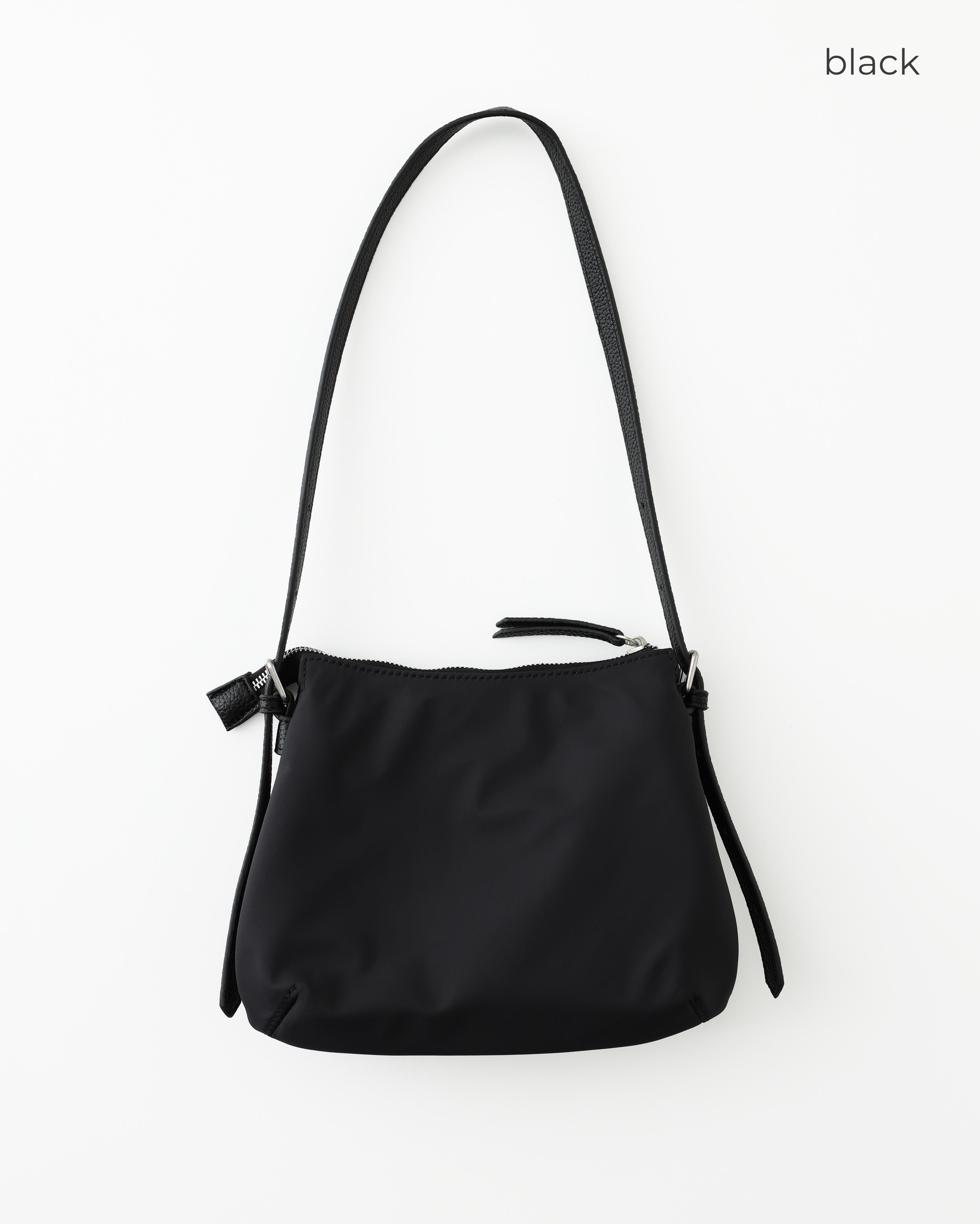 ORIGINAL) ナイロンツインショルダーバッグ (black) | ファッション