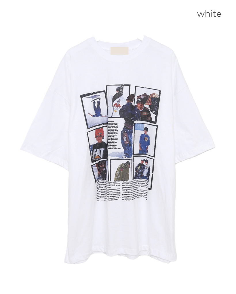 ビンテージボードプリントTシャツ | ファッション通販サイト NUGU