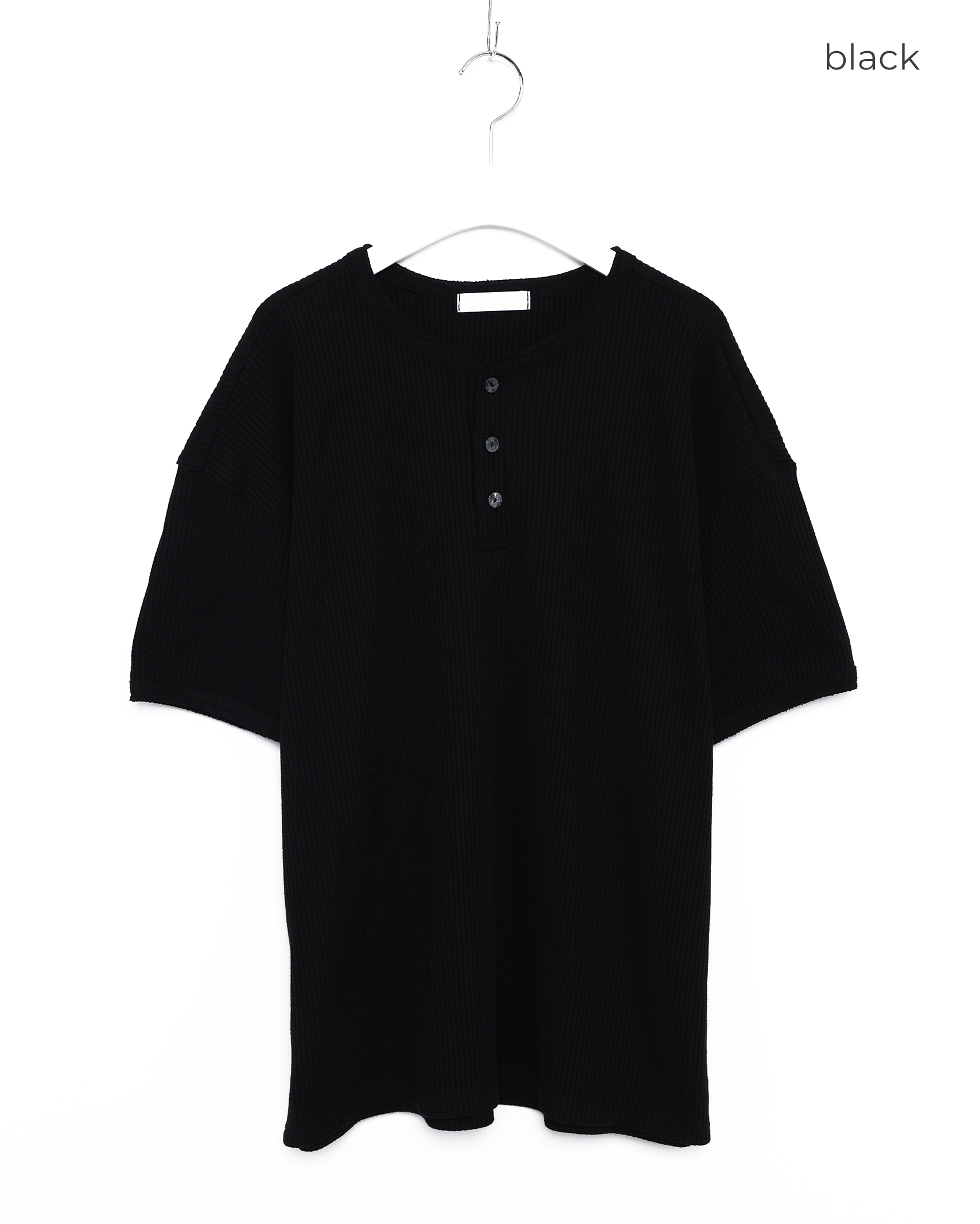 ワッフルヘンリーネックTシャツ | ファッション通販サイト NUGU