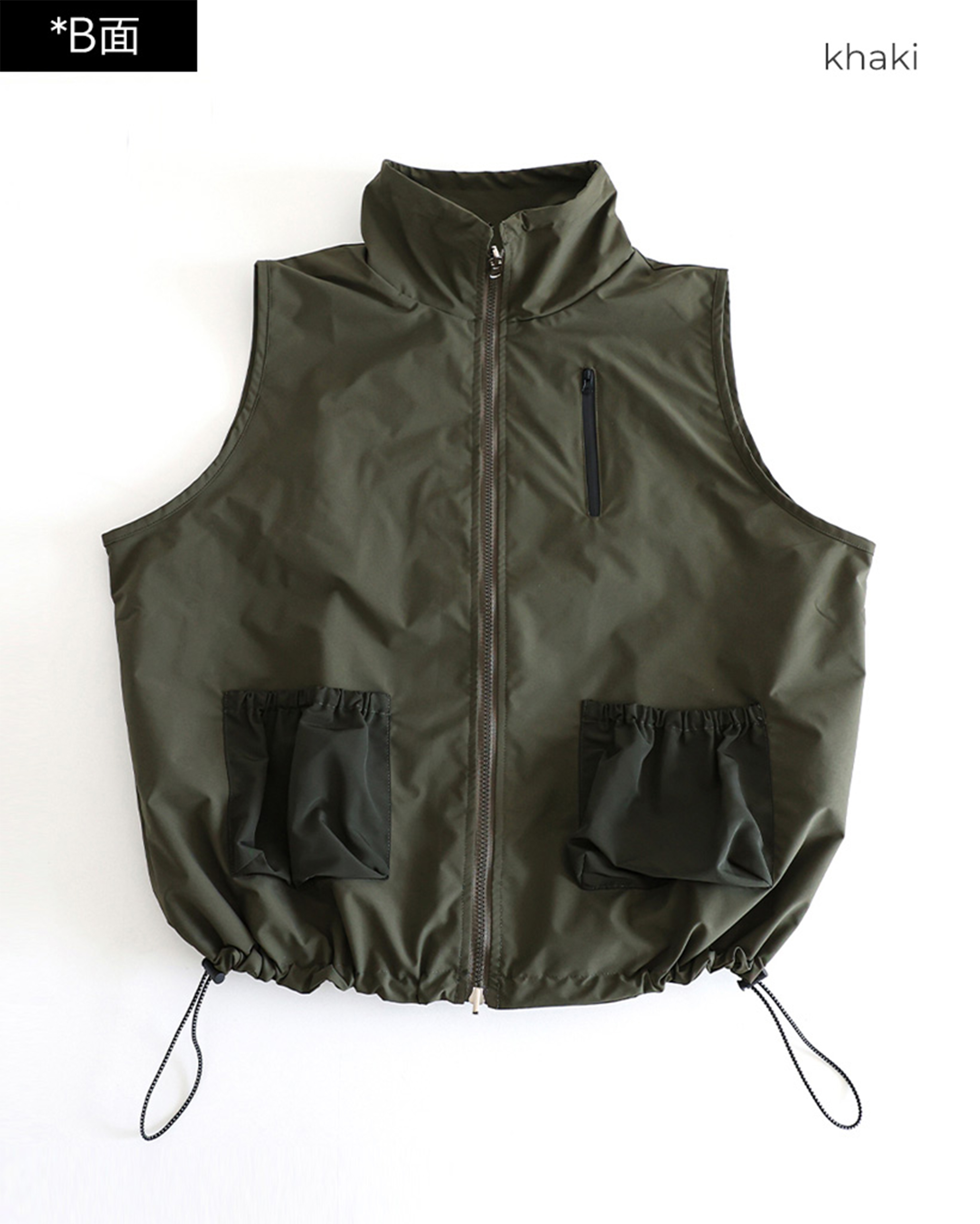秋再入荷](ORIGINAL) リバーシブルミリタリーベスト