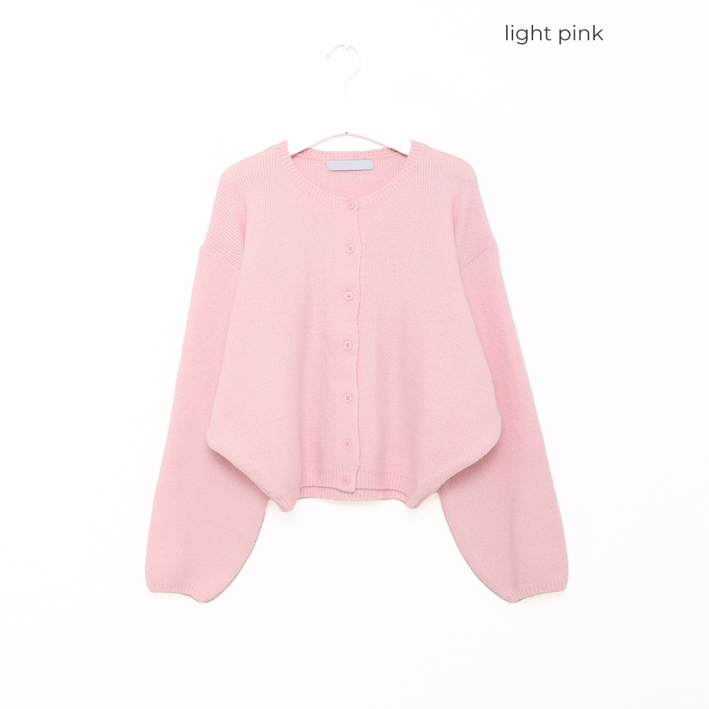 GCDS ピンク　ニット　カーディガン　美品！ Double Color Layered Knit Cardigan