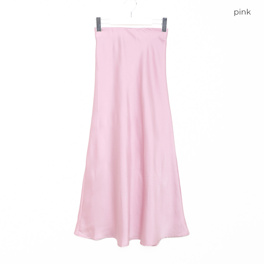 ロングサテンスカート | ファッション通販サイト NUGU