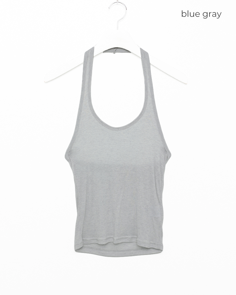 テンセルホルターネックタンクトップ | ファッション通販サイト NUGU