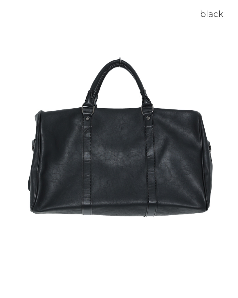 DANDY PIU フルレザーボストンバック　ブラック　W58xH30xD29 DANDY PIU フルレザーボストンバックブラックW58xH30xD29
