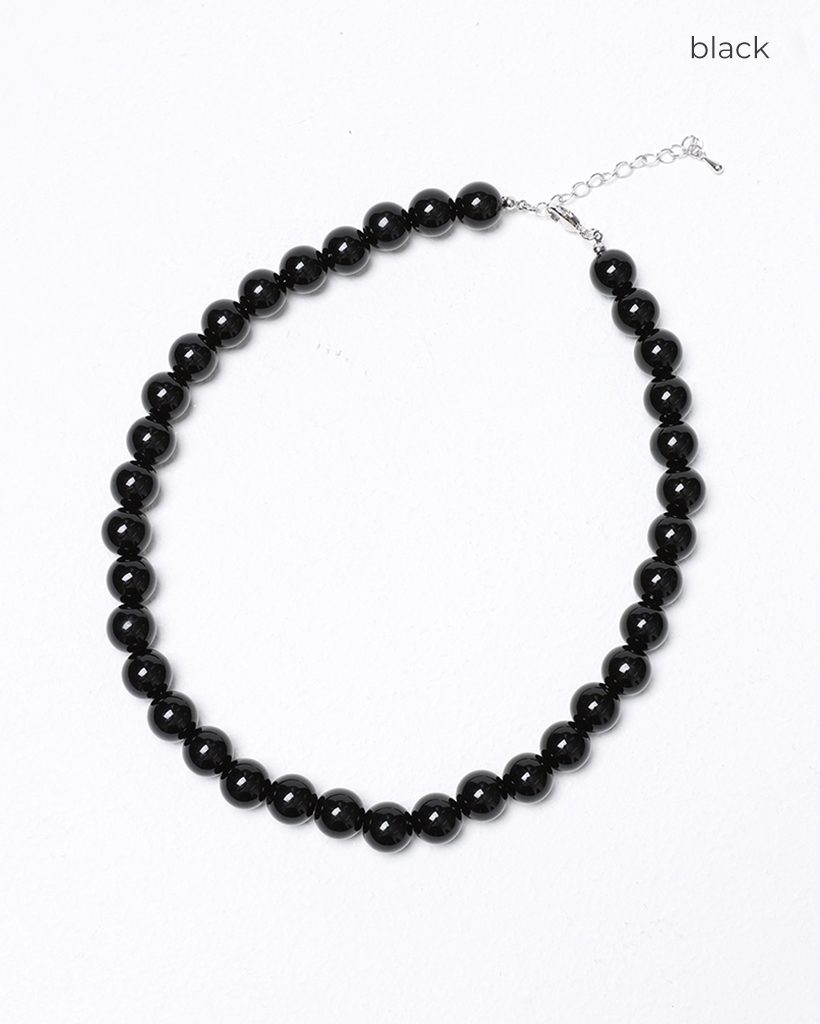 ブラックボールネックレス | ファッション通販サイト NUGU