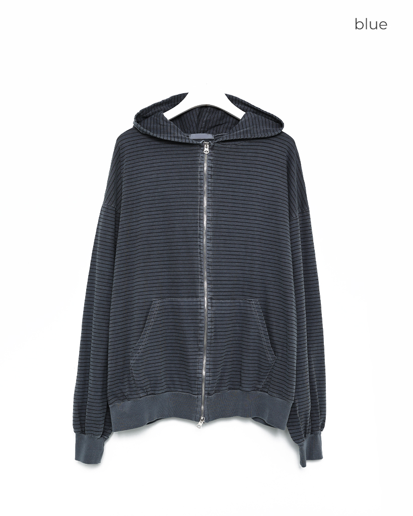 ピグメントボーダーパーカー | ファッション通販サイト NUGU