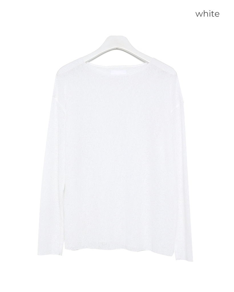 WESTSEA ニット セーター 襟付き リブ ポロニット長袖