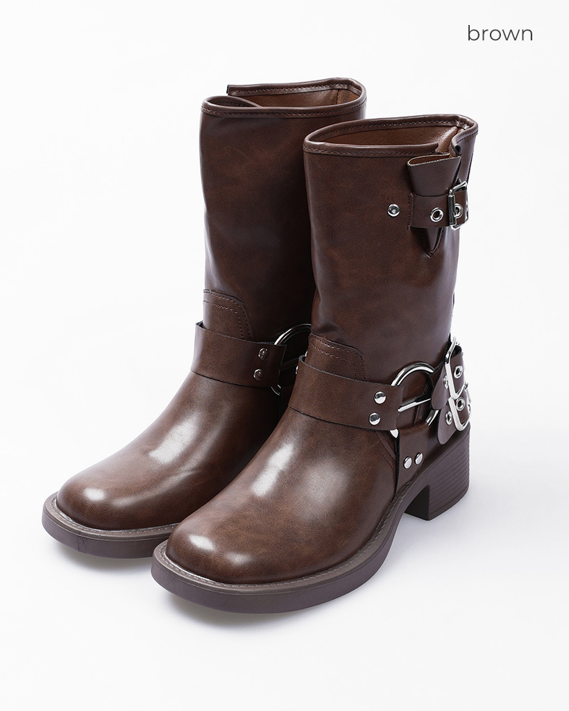 【訳あり】◾️LIMI feu◾️エンジニアブーツ◾️サイドジップ◾️本革◾️ブラック THE SHOP YOHJI YAMAMOTO