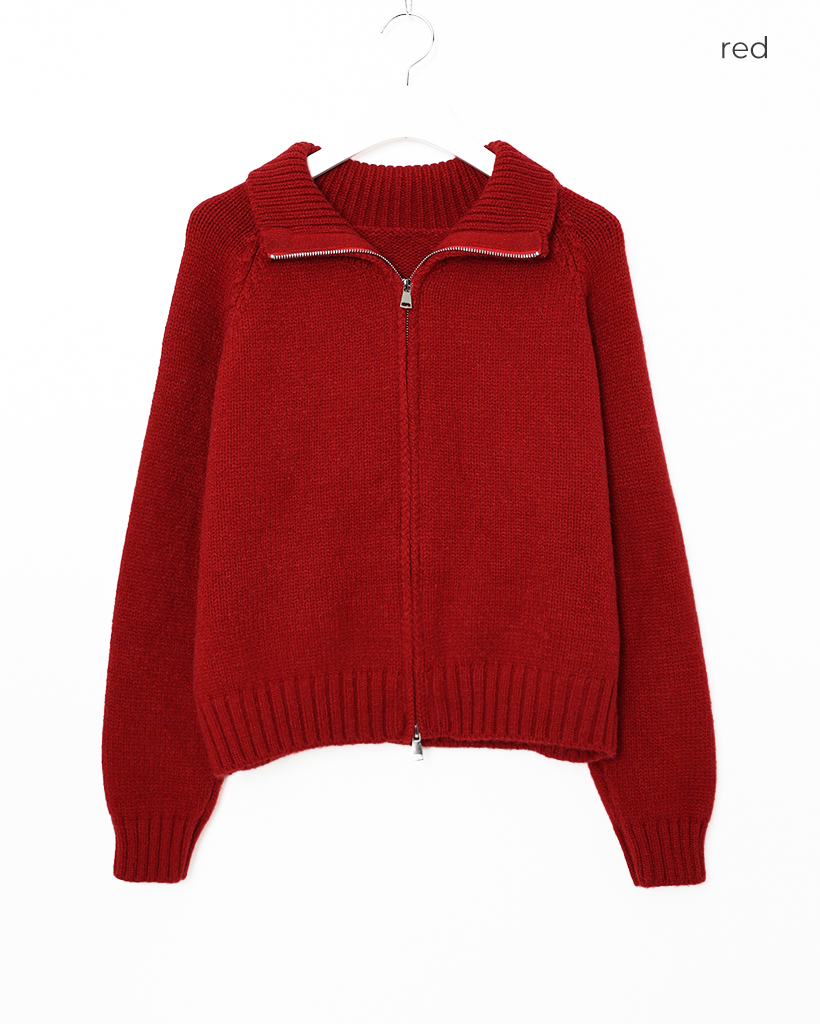 もぐ　Cニット 2点 2WAYニットジップアップ | ファッション通販サイト NUGU