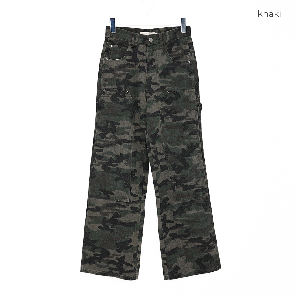 【美品】マーク＆ロナGaugeJQBasicPantsBigカモフラージュパンツ 美品】マーク＆ロナGaugeJQBasicPantsBigカモフラージュパンツ