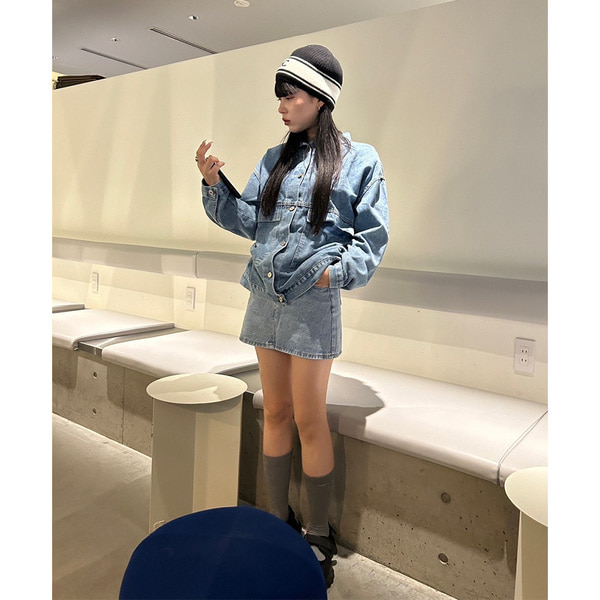 ルーズシルエットデニムジャケット | ファッション通販サイト NUGU