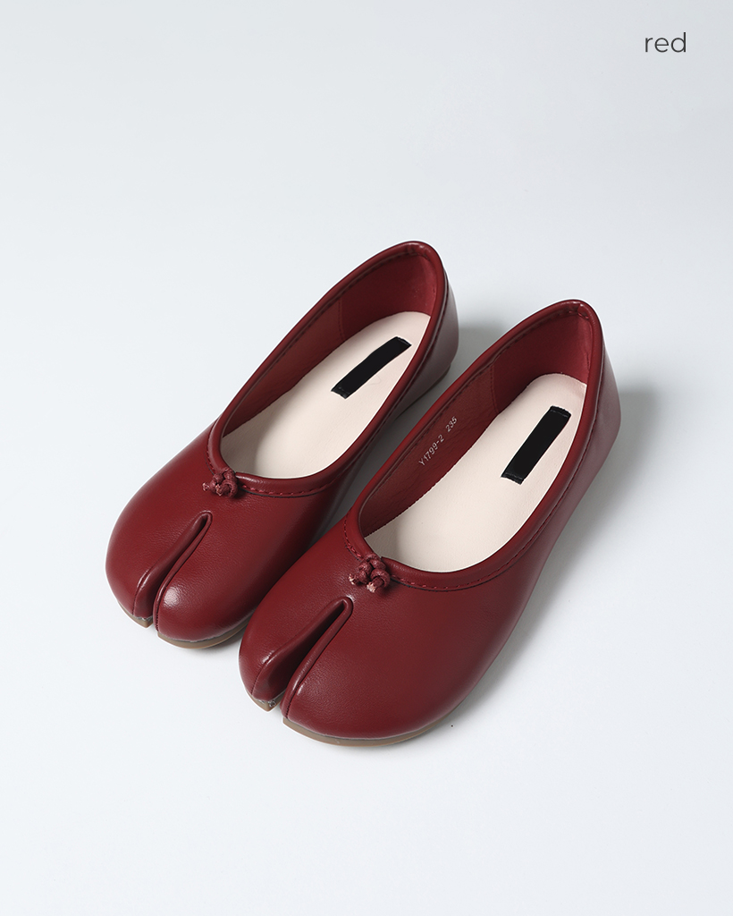【未使用品】 Y's Red Lable パンプス バレエシューズ 23cm相当 足袋バレエシューズ | ファッション通販サイト NUGU