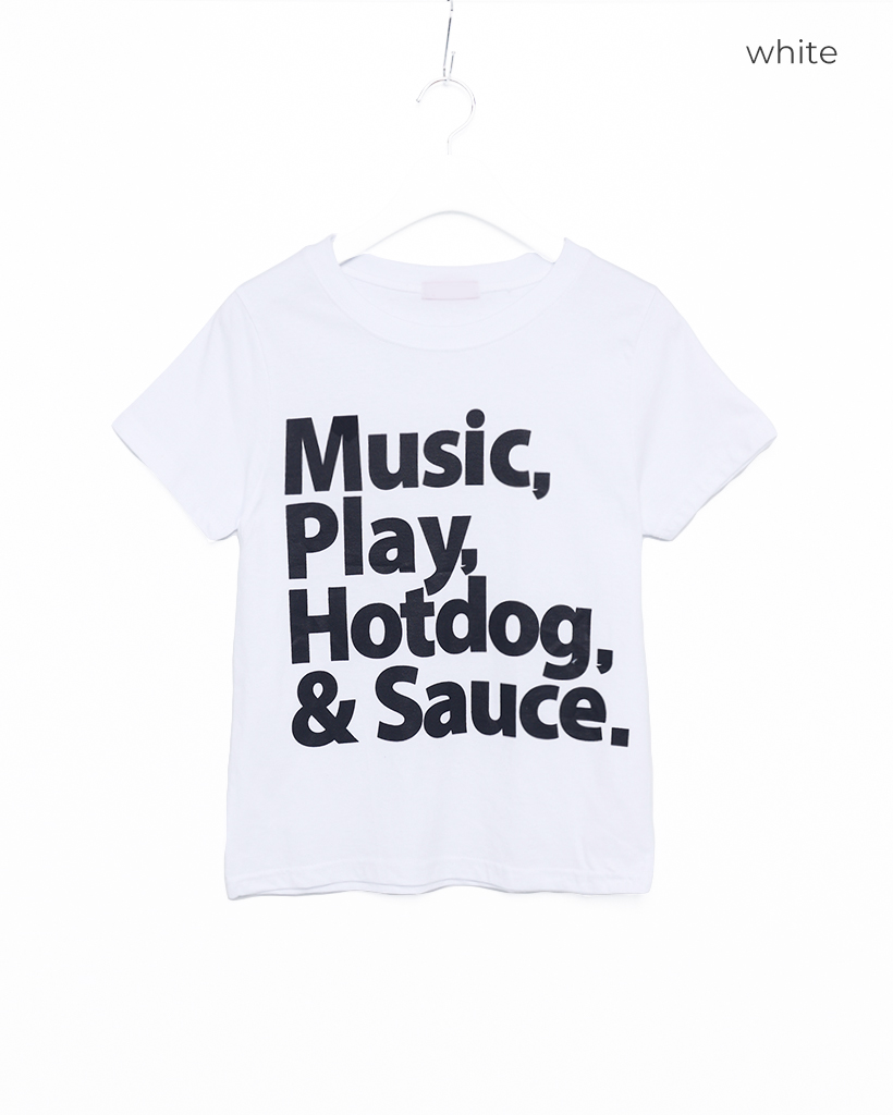 ビッグプリントベーシックハーフTシャツ | ファッション通販